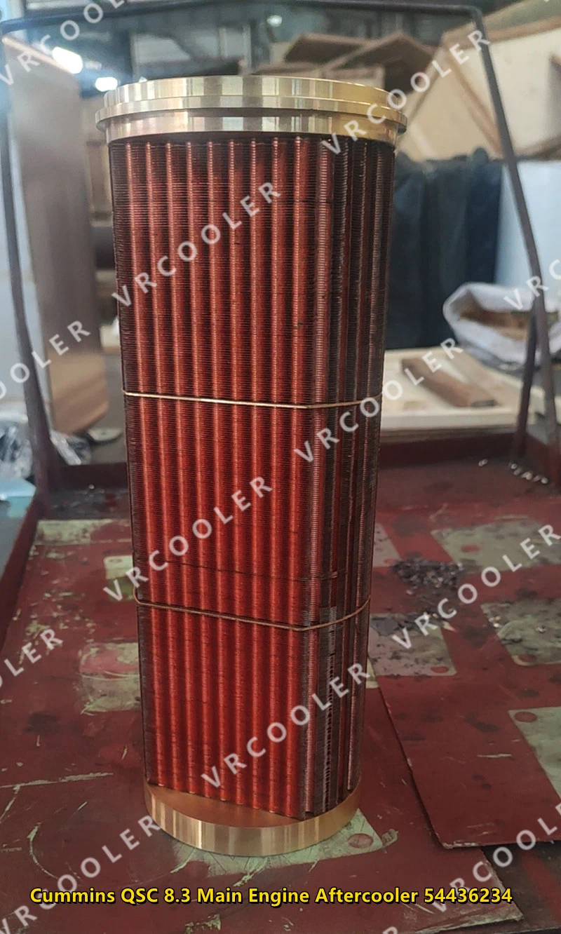 Cummins QSC 83 Main Engine Aftercooler 5443623 Cummins QSC 83 Main Engine Aftercooler 5443623