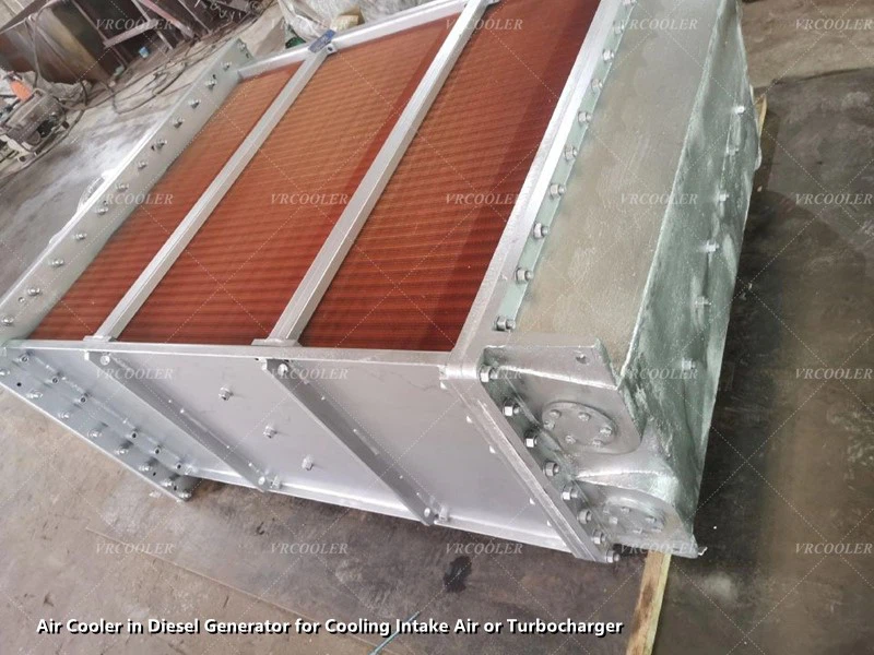 Air Cooler in Diesel Generator for Cooling Intake Air or Turbocharger Air Cooler in Diesel Generator for Cooling Intake Air or Turbocharger